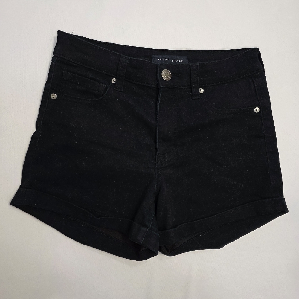 Aeropostale High Rise Shorts & Prim + Preux Polo Set - Size 2 / XS - Picture 3 of 6